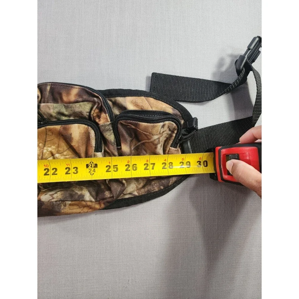 Cabela's Camo Hunting Waist Pack Belt Bag Adjustable Multi Pocket Outdoor...